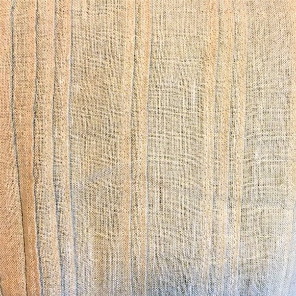 CHICO'S Tan Linen Jacket Top with Embellishments - Picture 8 of 12